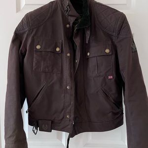 Belstaff Brooklands Waxed Cotton Motorcycle Jacket - Size M
